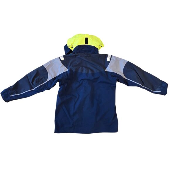 GILL OS2 Jacket Mens S Navy Sailing Yachting Waterproof Pockets OS2J Fishing - Picture 2 of 15